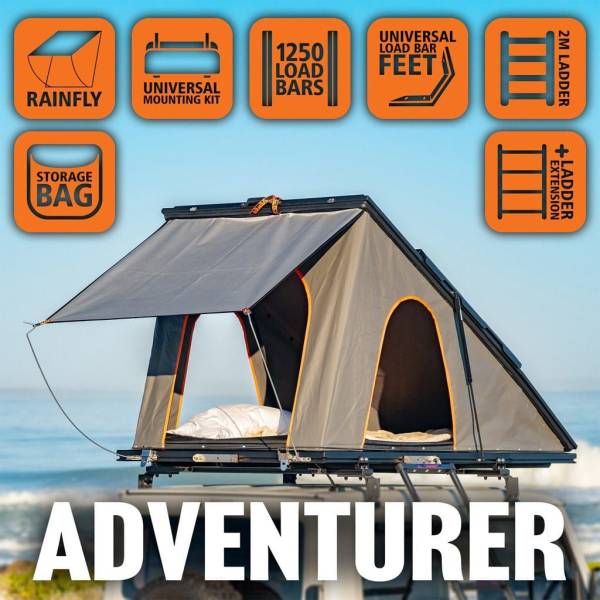 Alu-Cab Light Weight fekete tetősátor