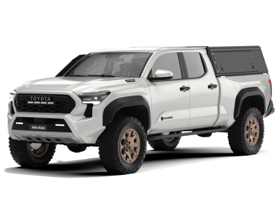 Alu-Cab Guard Alumínium Platódoboz Toyota Tacoma 2024 Longbed Bordázott