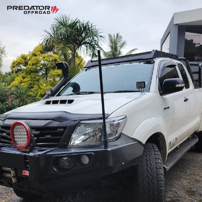 Hátsó terepjáró csomagtartó Toyota Hilux 2005 dupé kabinos – overlanding rack